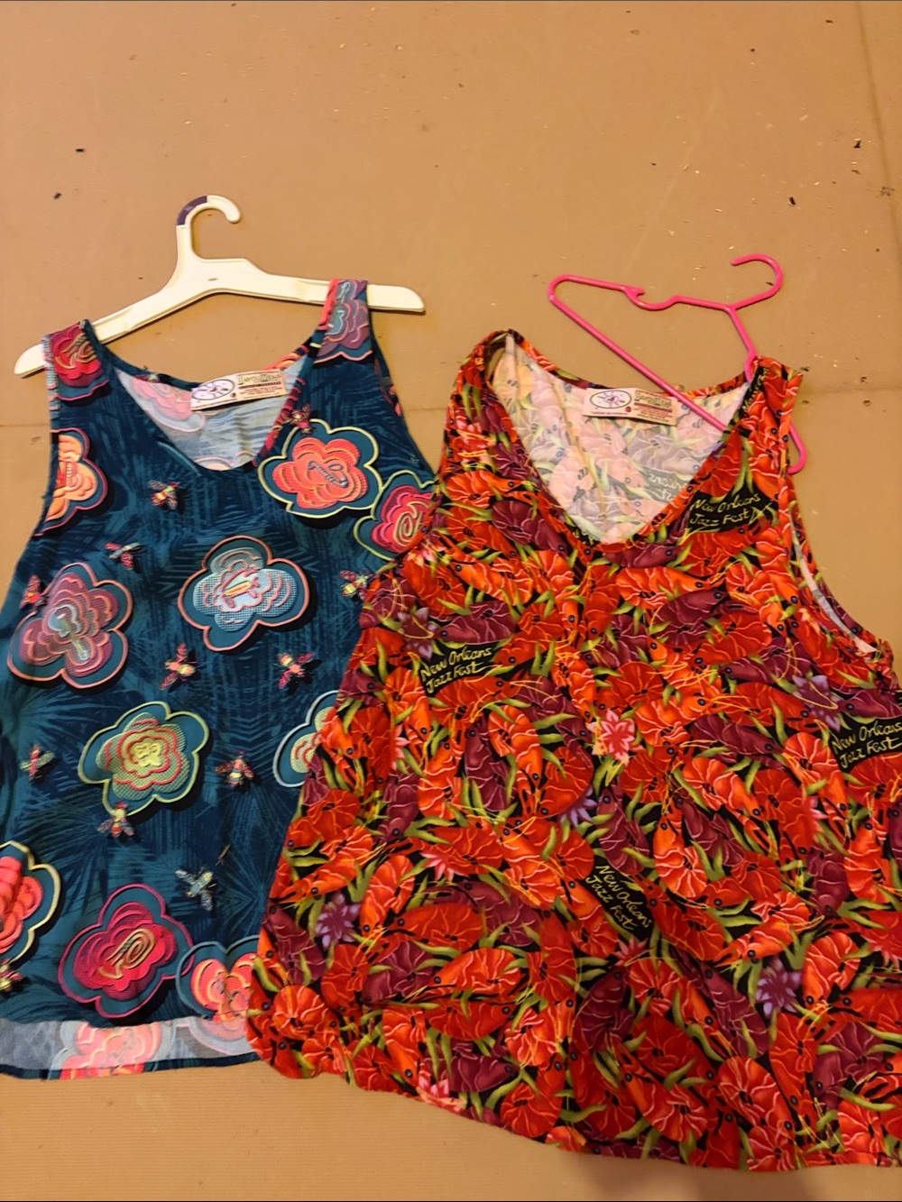 Bayou wear tanks size large exclusively made for jazz fest bundle of 2